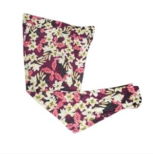 LULAROE leggings Floral  Good Condition